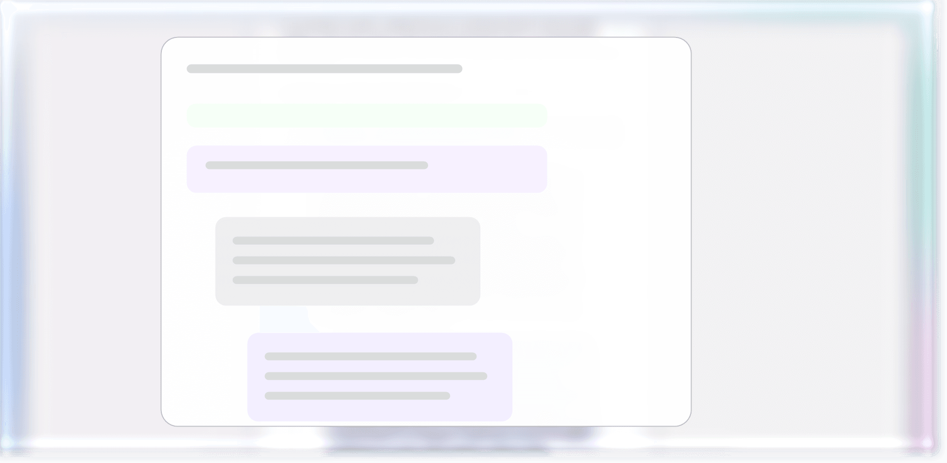 Sanitized synthetic negotiation rehearsal screen with all conversation details obscured.